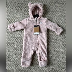 The North Face Soft Pink Baby Footie